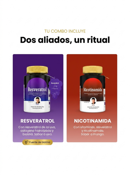 Combo Advance: Resveratrol + Nicotinamida NAD+ (TikTok)