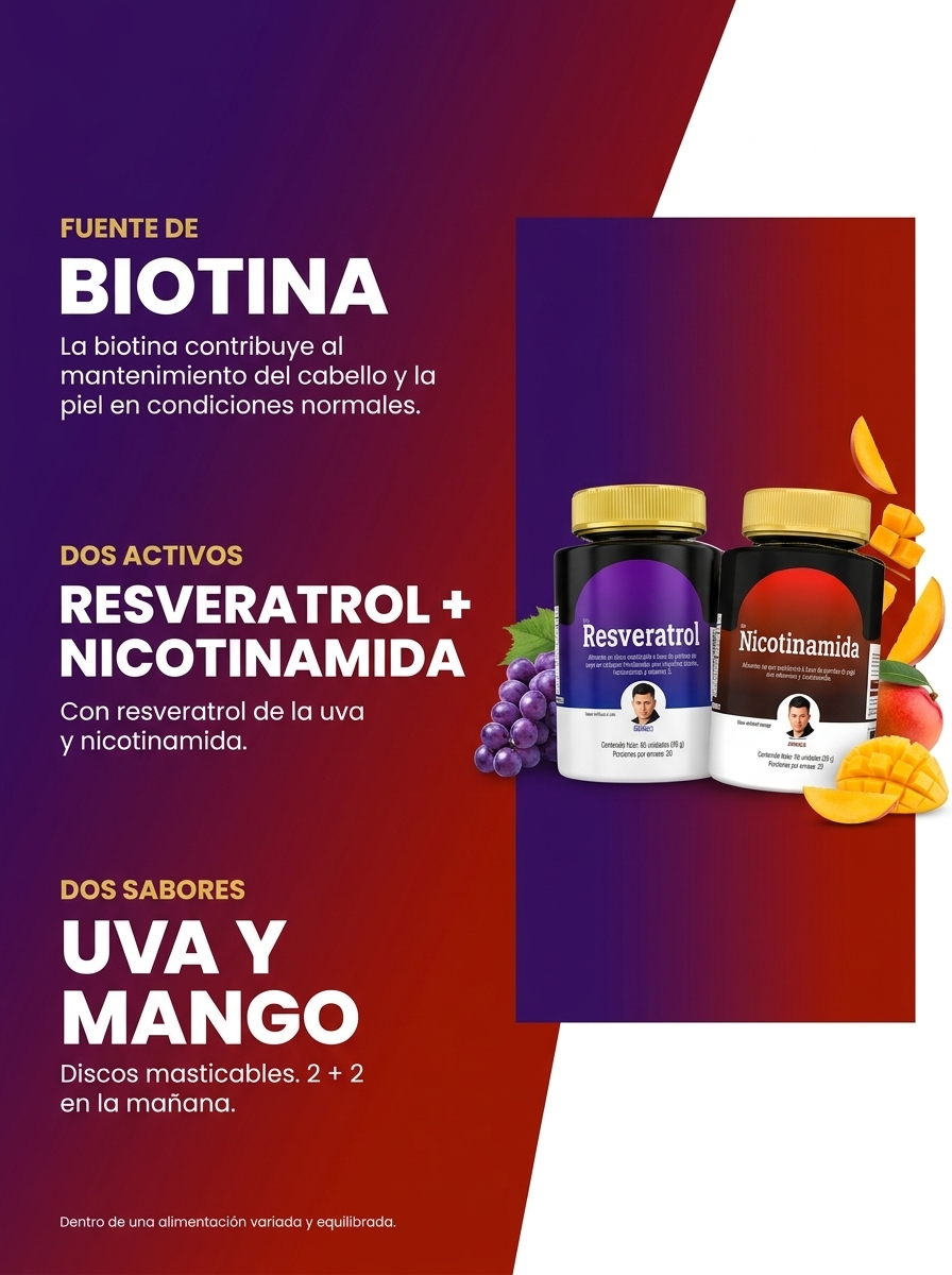 Combo Advance: Resveratrol + Nicotinamida NAD+ (TikTok)
